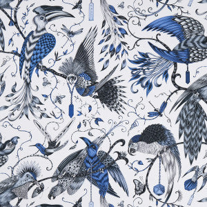 Audubon Blue by Clarke And Clarke Fabric
