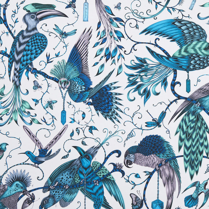 Audubon Jungle by Clarke And Clarke Fabric ANIMALIA BY EMMA J SHIPLEY FOR C&C COTTON - 100% United Kingdom HEAVY Horizontal: 54.33 and Vertical: 26.97 54 - Fabric Carolina -