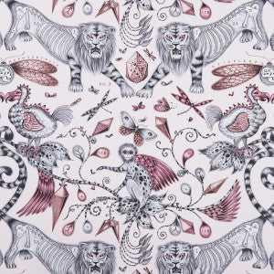 Extinct Pink by Clarke And Clarke Fabric