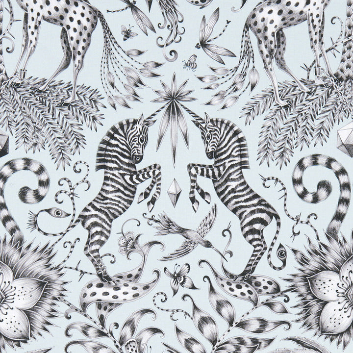 Kruger Eggshell by Clarke And Clarke Fabric Clarke And Clarke Fabric Kruger EggshellFabric ANIMALIA BY EMMA J SHIPLEY FOR C&C COTTON - 100% United Kingdom </p><p>Repeat: H: 13.58, V: 22.44 54 - Fabric Carolina -