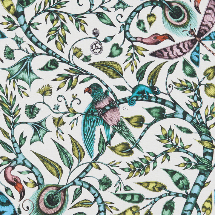 Rousseau Jungle by Clarke And Clarke Fabric Clarke And Clarke Fabric Rousseau JungleFabric ANIMALIA BY EMMA J SHIPLEY FOR C&C COTTON - 100% United Kingdom </p><p>Repeat: H: 13.58, V: 26.97 54 - Fabric Carolina -