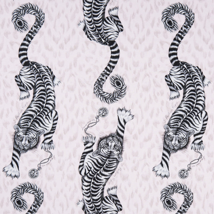 Tigris Pink by Clarke And Clarke Fabric Clarke And Clarke Fabric Tigris PinkFabric ANIMALIA BY EMMA J SHIPLEY FOR C&C COTTON - 100% United Kingdom </p><p>Repeat: H: 18.11, V: 21.85 54 - Fabric Carolina -