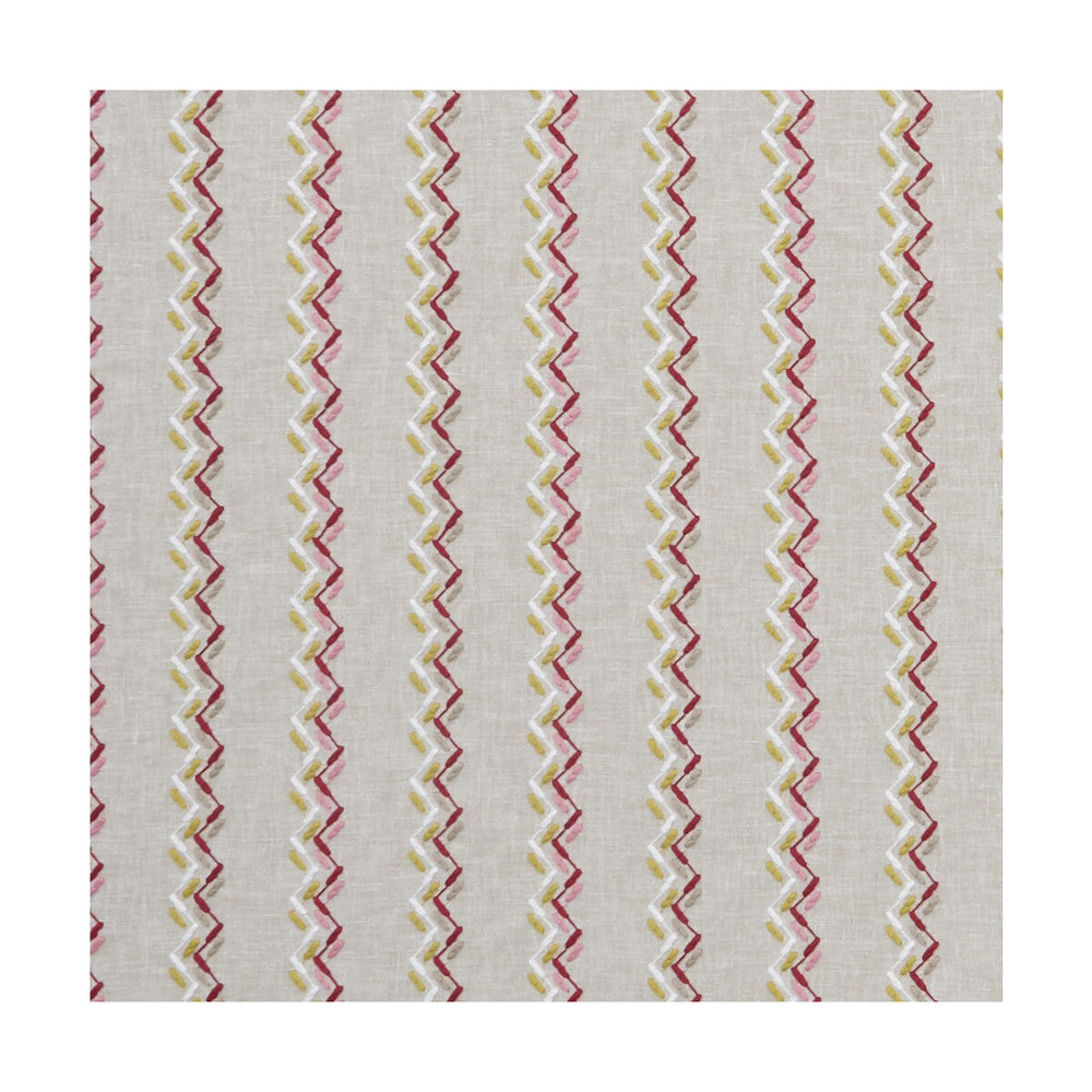 Norah Fuchsia/Apple by Clarke And Clarke Fabric CLARKE & CLARKE OSLO POLYESTER - 52%;COTTON - 48% India - Horizontal: 4.13 and Vertical: 0.87 54 - Fabric Carolina -