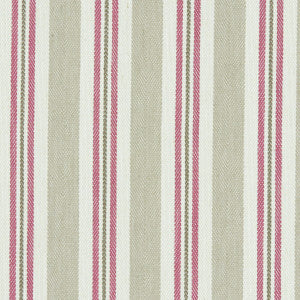 Alderton Raspberry/Linen by Clarke And Clarke Fabric