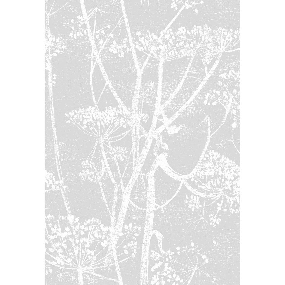 Cow Parsley Soft Grey by Cole & Son Fabric COLE & SON CONTEMPORARY FABRICS LINEN - 100% Italy HEAVY Horizontal: 18.5 and Vertical: 28 55.5 - Fabric Carolina -