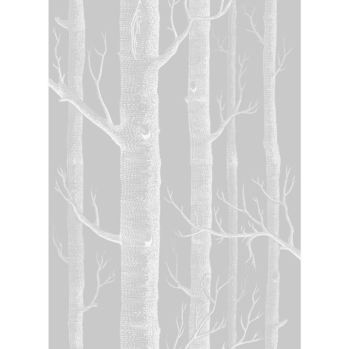Woods Soft Grey by Cole & Son Fabric COLE & SON CONTEMPORARY FABRICS LINEN - 61%;COTTON - 29%;NYLON - 10% Italy HEAVY Horizontal: 26.75 and Vertical: 37.4 53.5 - Fabric Carolina -