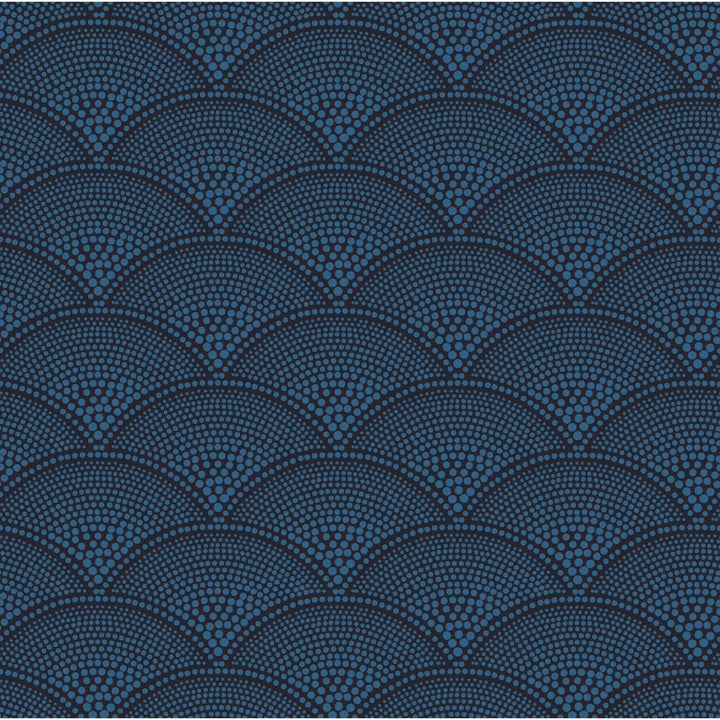 Feather Fan Hyac On Char by Cole & Son Fabric COLE & SON CONTEMPORARY FABRICS VISCOSE - 77%;POLYESTER - 23% Italy HEAVY Horizontal: 7 and Vertical: 4 55.7 - Fabric Carolina -