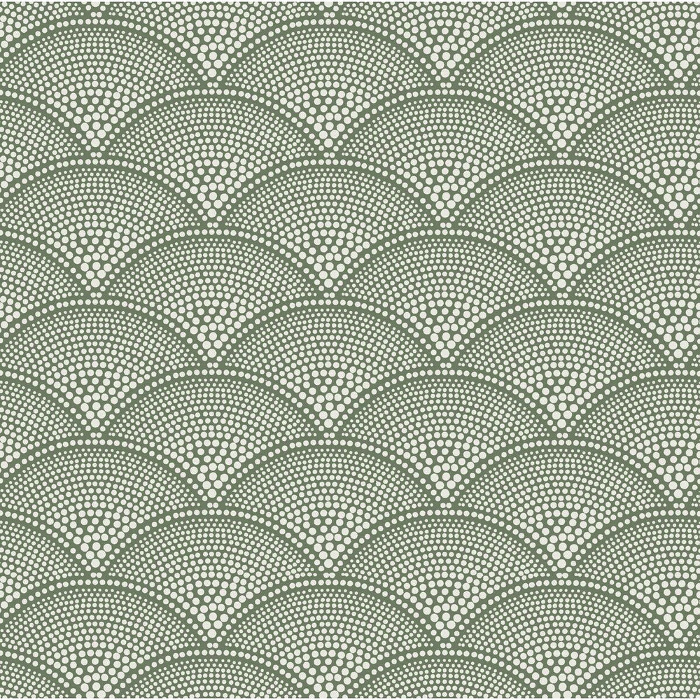 Feather Fan Crm On Olv by Cole & Son Fabric COLE & SON CONTEMPORARY FABRICS VISCOSE - 77%;POLYESTER - 23% Italy HEAVY Horizontal: 7 and Vertical: 4 55.7 - Fabric Carolina -