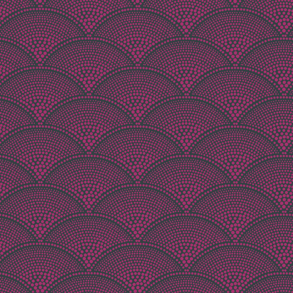Feather Fan Magnt Char by Cole & Son Fabric COLE & SON CONTEMPORARY FABRICS VISCOSE - 77%;POLYESTER - 23% Italy HEAVY Horizontal: 7 and Vertical: 4 55.7 - Fabric Carolina -