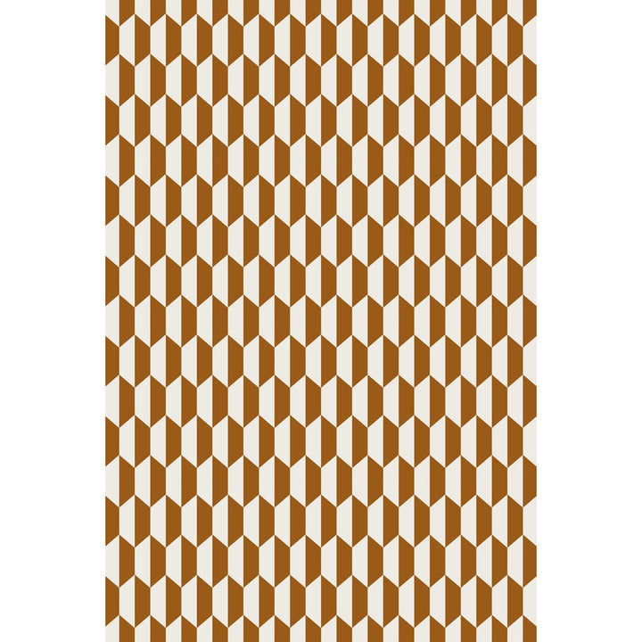 Tile Drk Gingr Crm by Cole & Son Fabric COLE & SON CONTEMPORARY FABRICS VISCOSE - 77%;POLYESTER - 23% Italy HEAVY Horizontal: 1.38 and Vertical: 3.5 54.7 - Fabric Carolina -