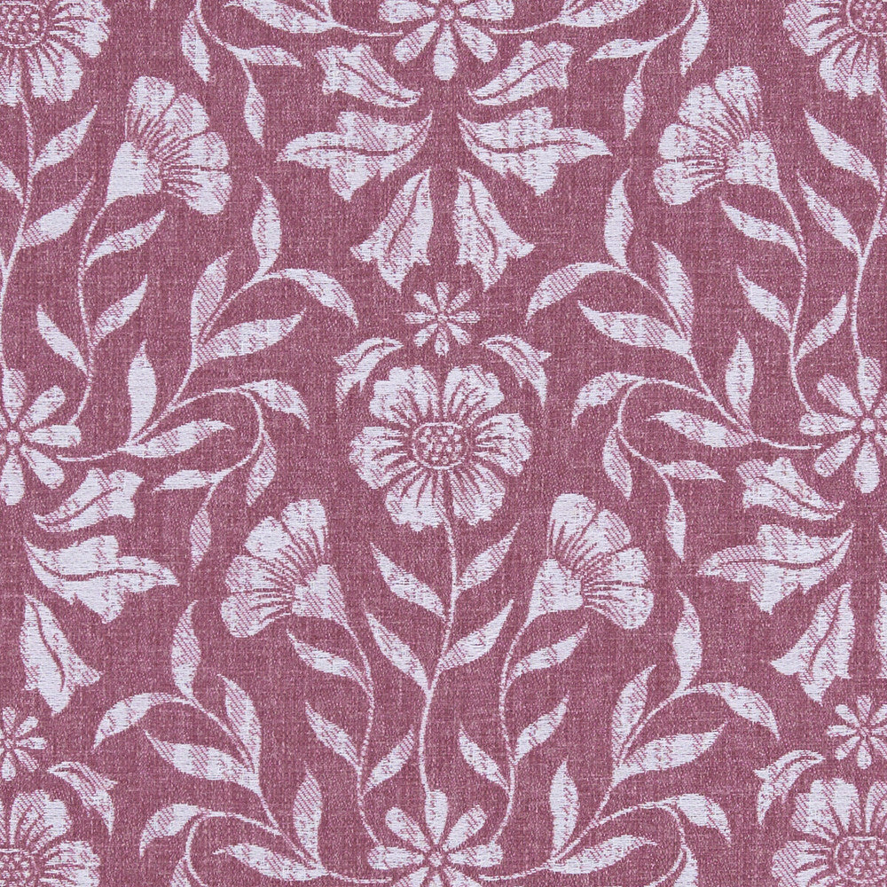 Berkeley Raspberry by Clarke And Clarke Fabric CLARKE & CLARKE AVEBURY POLYESTER - 75%;COTTON - 25% India HEAVY Horizontal: 13.39 and Vertical: 13.46 54 - Fabric Carolina -