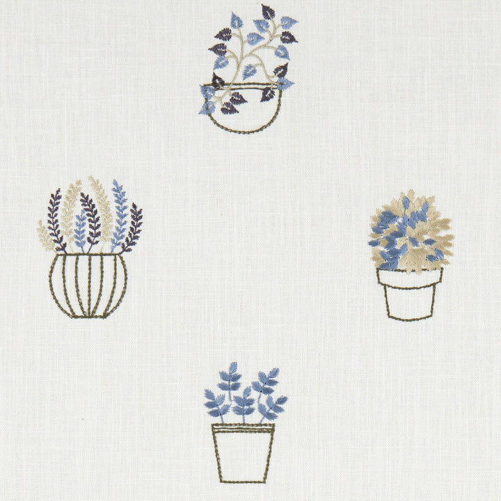 Hidcote Denim by Clarke And Clarke Fabric CLARKE & CLARKE AVEBURY India Horizontal: 16.54 and Vertical: 18.5 54 - Fabric Carolina -