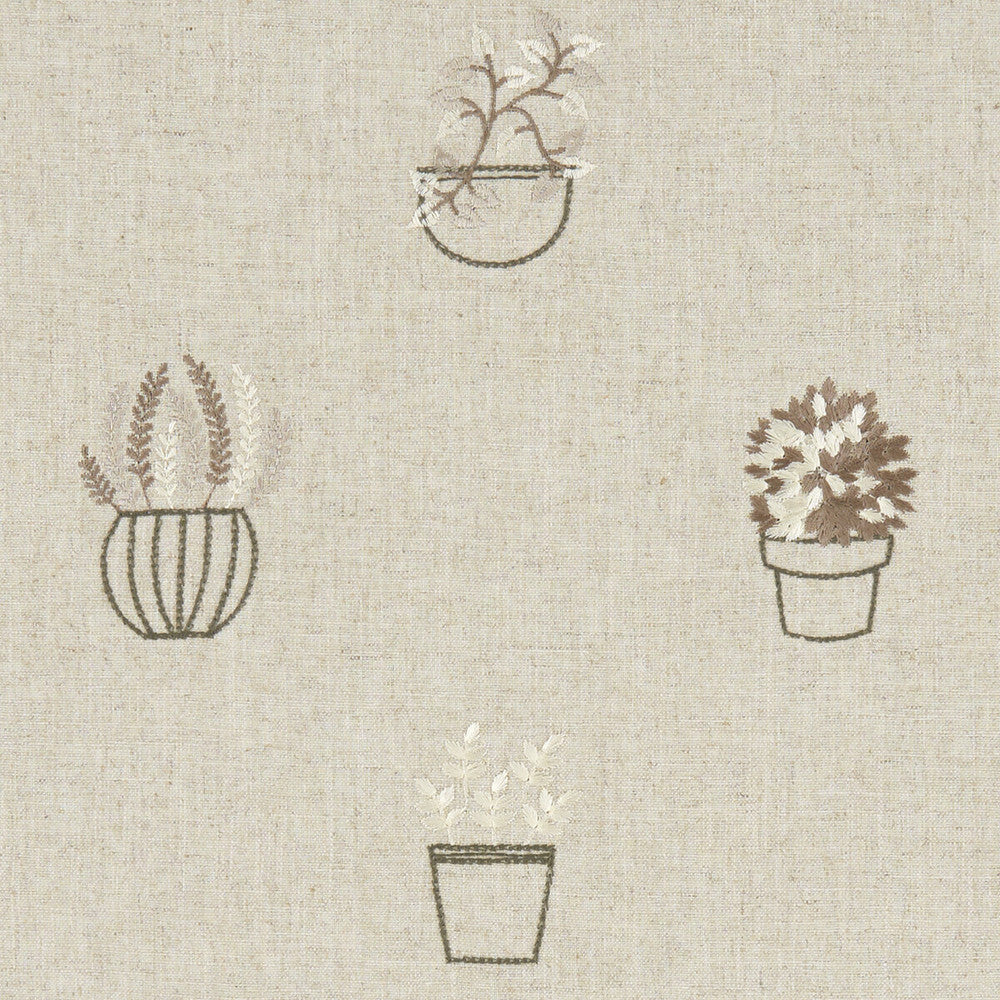 Hidcote Natural by Clarke And Clarke Designer Fabric CLARKE & CLARKE AVEBURY - India - Horizontal: 16.54 and Vertical: 18.5 54 - Swanky Fabrics -