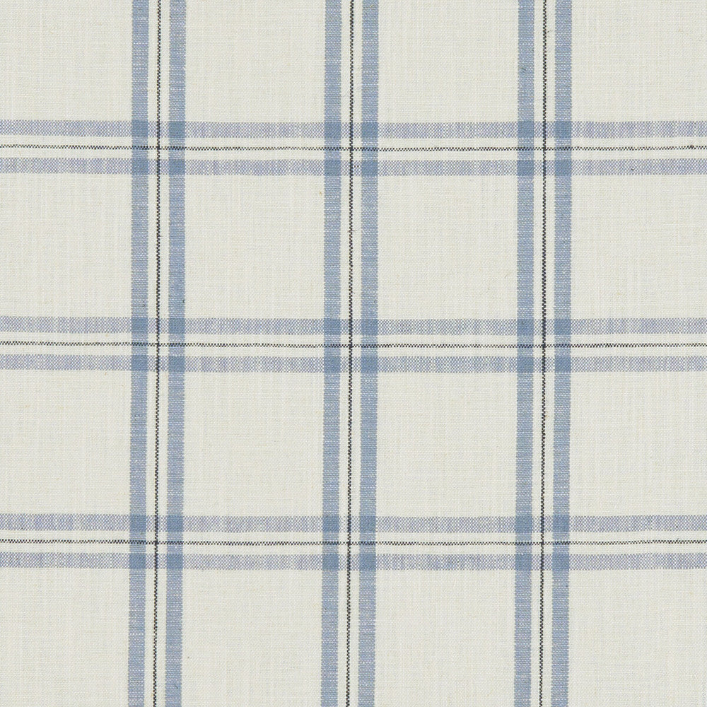 Kelmscott Denim by Clarke And Clarke Fabric CLARKE & CLARKE AVEBURY VISCOSE - 75%;LINEN - 25% India HEAVY Horizontal: 3.43 and Vertical: 3.43 54 - Fabric Carolina -