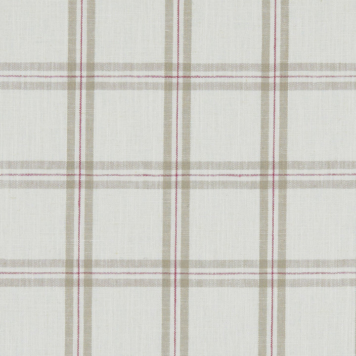 Kelmscott Raspberry/Linen by Clarke And Clarke Fabric CLARKE & CLARKE AVEBURY VISCOSE - 75%;LINEN - 25% India HEAVY Horizontal: 3.43 and Vertical: 3.43 54 - Fabric Carolina -