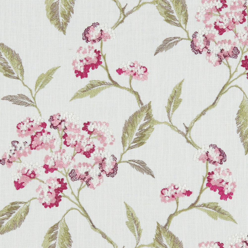 Summerby Raspberry by Clarke And Clarke Fabric CLARKE & CLARKE AVEBURY VISCOSE - 75%;LINEN - 25% India Horizontal: 16.54 and Vertical: 12.4 54 - Fabric Carolina -