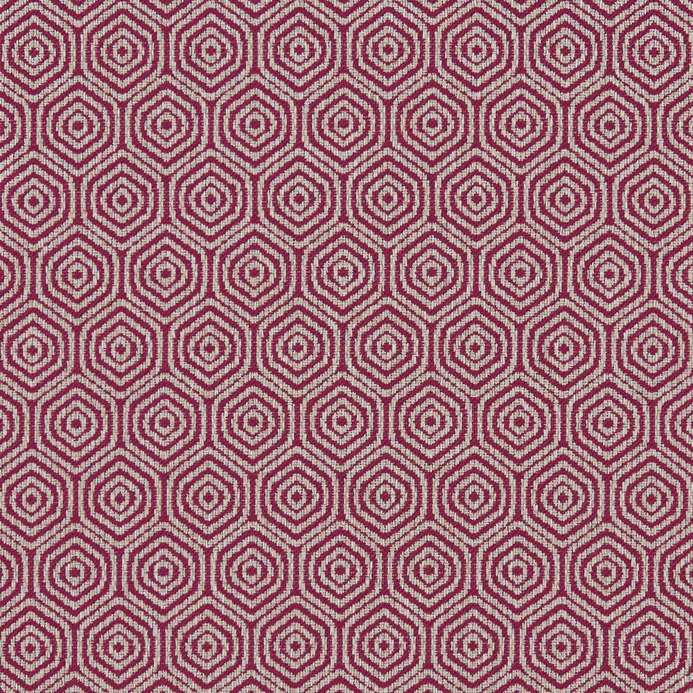 Lunar Raspberry by Clarke And Clarke Fabric CLARKE & CLARKE EQUINOX COTTON - 62%;POLYESTER - 38% Turkey MEDIUM Horizontal: 1.57 and Vertical: 2.56 54 - Fabric Carolina -