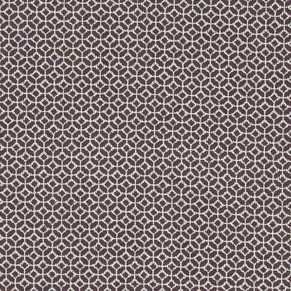 Orbit Damson by Clarke And Clarke Fabric CLARKE & CLARKE EQUINOX COTTON - 60%;POLYESTER - 40% Turkey HEAVY Horizontal: 0.75 and Vertical: 0.75 54 - Fabric Carolina -