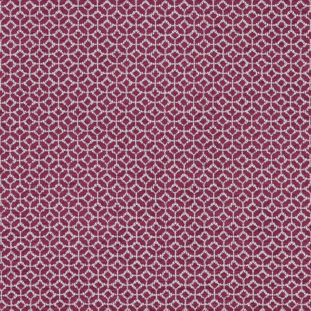 F1133 10 Orbit Raspberry by Clarke and Clarke Fabric CLARKE & CLARKE COTTON - 60%;POLYESTER - 40% Turkey HEAVY Horizontal: 0.79 and Vertical: 0.75 54  - Fabric Carolina -