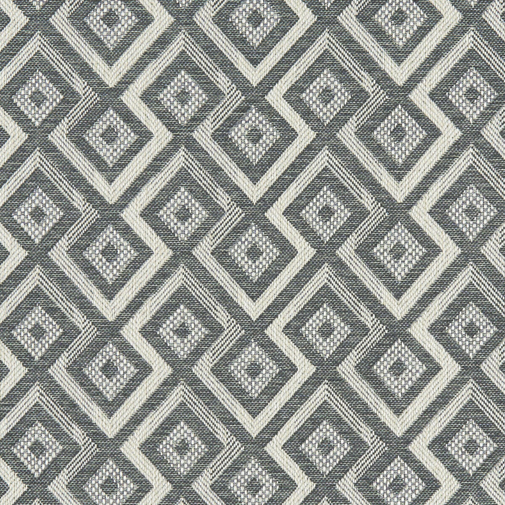 Veda Charcoal by Clarke And Clarke Fabric CLARKE & CLARKE EQUINOX POLYESTER - 65%;COTTON - 35% Turkey HEAVY Horizontal: 3.43 and Vertical: 2.95 54 - Fabric Carolina -