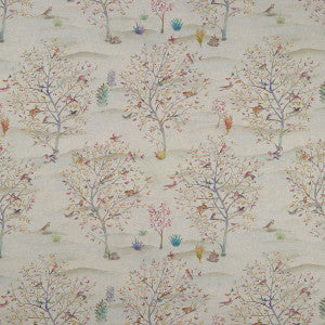 Coppice Autumn/Cream by Clarke And Clarke Fabric
