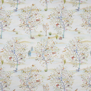 Coppice Summer/Linen by Clarke And Clarke Fabric