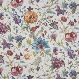 Delilah Summer/Cream by Clarke And Clarke Fabric