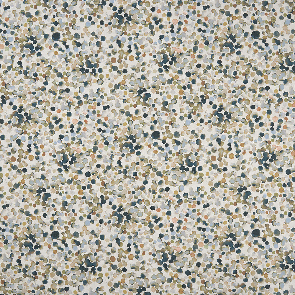 Droplet Cream by Clarke And Clarke Designer Fabric CLARKE & CLARKE COUNTRY GARDEN COTTON - 100% Spain MEDIUM Horizontal: 26.97 and Vertical: 26.97 54 - Swanky Fabrics -
