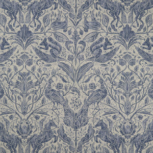 Forest Trail Ink by Clarke And Clarke Fabric