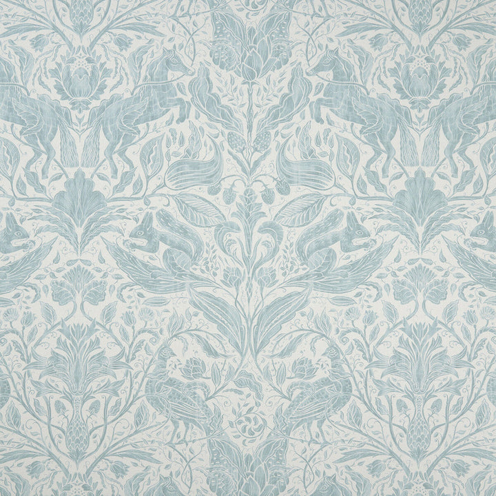 Forest Trail Duckegg by Clarke And Clarke Fabric Clarke And Clarke Fabric Forest Trail DuckeggFabric CLARKE & CLARKE COUNTRY GARDEN COTTON - 100% Spain </p><p>Repeat: H: 26.97, V: 34.65 54 - Fabric Carolina -