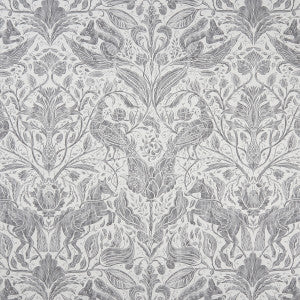 Forest Trail Smoke by Clarke And Clarke Fabric