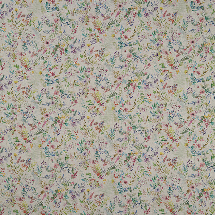 Forget Me Not Linen by Clarke And Clarke Designer Fabric CLARKE & CLARKE COUNTRY GARDEN COTTON - 80%;POLYESTER - 20% Spain MEDIUM Horizontal: 26.97 and Vertical: 13.39 54 - Swanky Fabrics -