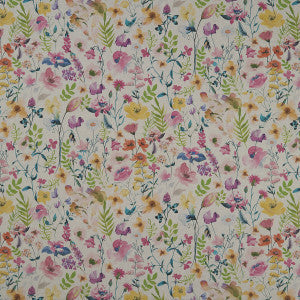 Lolita Summer/Linen by Clarke And Clarke Fabric