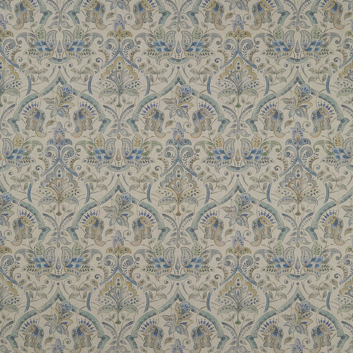 Rosalie Mineral by Clarke And Clarke Fabric CLARKE & CLARKE COUNTRY GARDEN COTTON - 80%;POLYESTER - 20% Spain MEDIUM Horizontal: 13.5 and Vertical: 24.41 54 - Fabric Carolina -