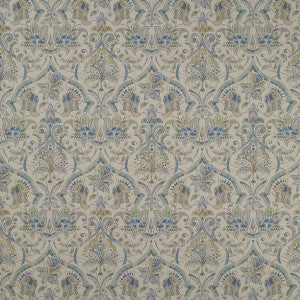 Rosalie Mineral by Clarke And Clarke Fabric