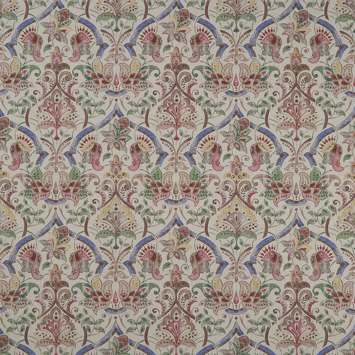 Rosalie Multi by Clarke And Clarke Designer Fabric CLARKE & CLARKE COUNTRY GARDEN COTTON - 80%;POLYESTER - 20% Spain MEDIUM Horizontal: 13.5 and Vertical: 24.41 54 - Swanky Fabrics -
