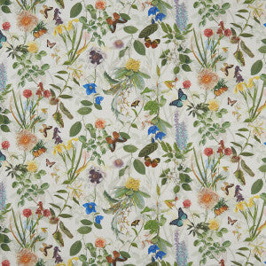 Secret Garden Cream by Clarke And Clarke Fabric