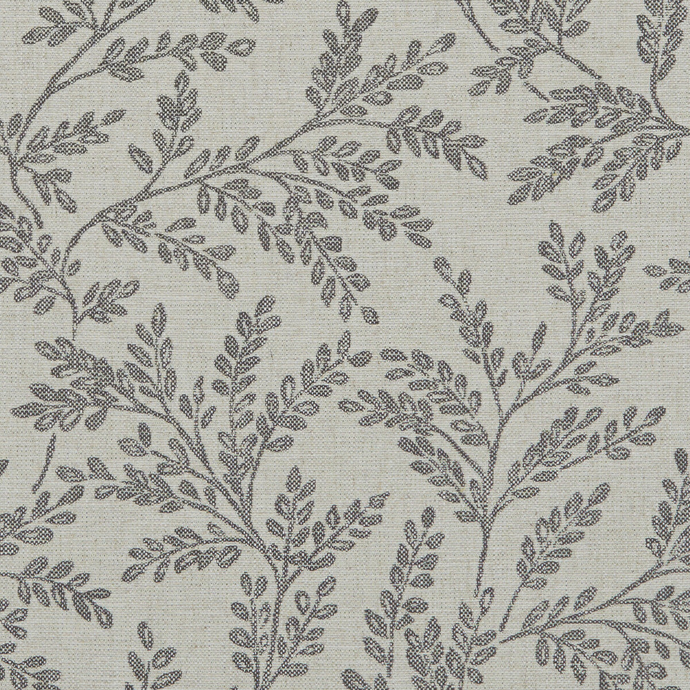 Ferndown Charcoal by Clarke And Clarke Designer Fabric CLARKE & CLARKE HERITAGE COTTON - 45%;VISCOSE - 44%;LINEN - 11% Turkey HEAVY Horizontal: 13.78 and Vertical: 15.55 54 - Swanky Fabrics -