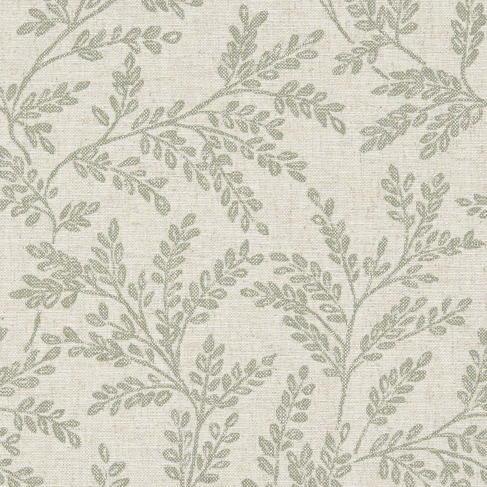 Ferndown Sage by Clarke And Clarke Designer Fabric CLARKE & CLARKE HERITAGE COTTON - 45%;VISCOSE - 44%;LINEN - 11% Turkey HEAVY Horizontal: 13.78 and Vertical: 15.55 54 - Swanky Fabrics -