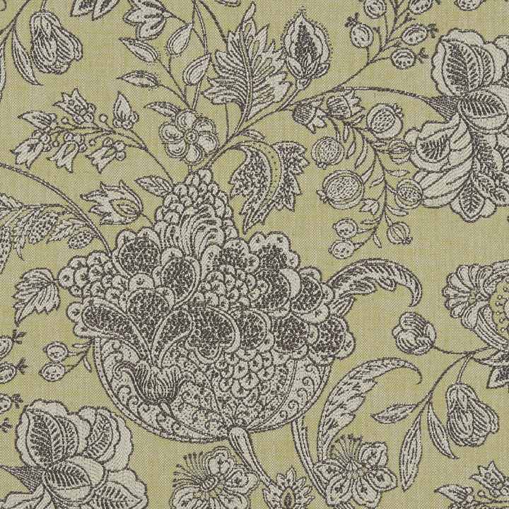 Woodsford Citron by Clarke And Clarke Designer Fabric CLARKE & CLARKE HERITAGE COTTON - 45%;VISCOSE - 44%;LINEN - 11% Turkey HEAVY Horizontal: 27.56 and Vertical: 24.92 54 - Swanky Fabrics -