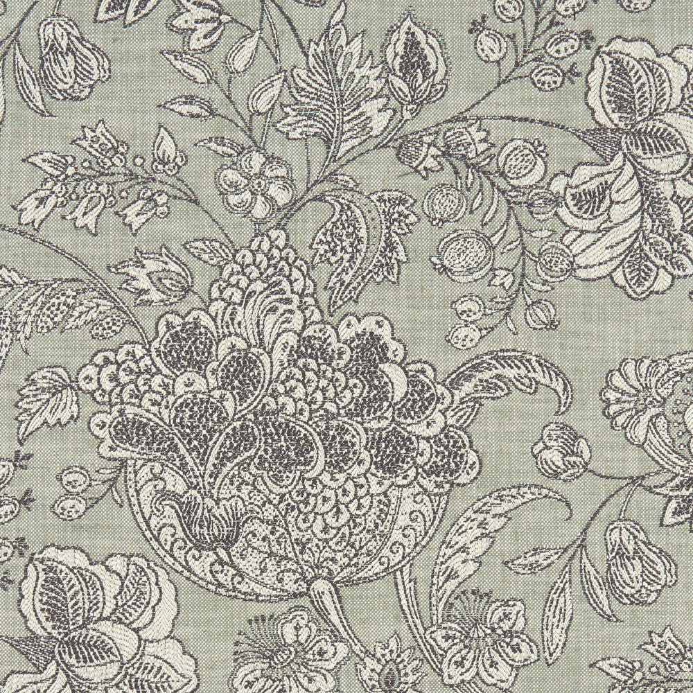 Woodsford Sage by Clarke And Clarke Fabric CLARKE & CLARKE HERITAGE COTTON - 45%;VISCOSE - 44%;LINEN - 11% Turkey HEAVY Horizontal: 27.56 and Vertical: 24.92 54 - Fabric Carolina -