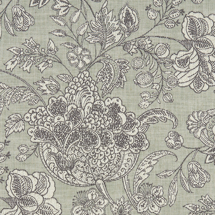 Woodsford Sage by Clarke And Clarke Fabric CLARKE & CLARKE HERITAGE COTTON - 45%;VISCOSE - 44%;LINEN - 11% Turkey HEAVY Horizontal: 27.56 and Vertical: 24.92 54 - Fabric Carolina -