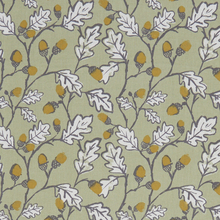 Acorn Trail Sage by Clarke And Clarke Fabric Clarke And Clarke Fabric Acorn Trail SageFabric CLARKE & CLARKE LAND & SEA COTTON - 100% Turkey </p><p>Repeat: H: 6.77, V: 6.3 54 - Fabric Carolina -