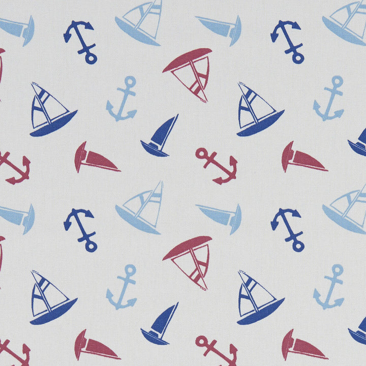 Ahoy Marine by Clarke And Clarke Fabric Clarke And Clarke Fabric Ahoy MarineFabric CLARKE & CLARKE LAND & SEA COTTON - 100% Turkey </p><p>Repeat: H: 6.77, V: 6.3 54 - Fabric Carolina -