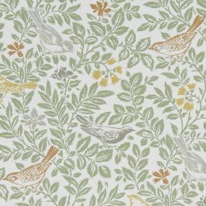 Bird Song Autumn by Clarke And Clarke Fabric
