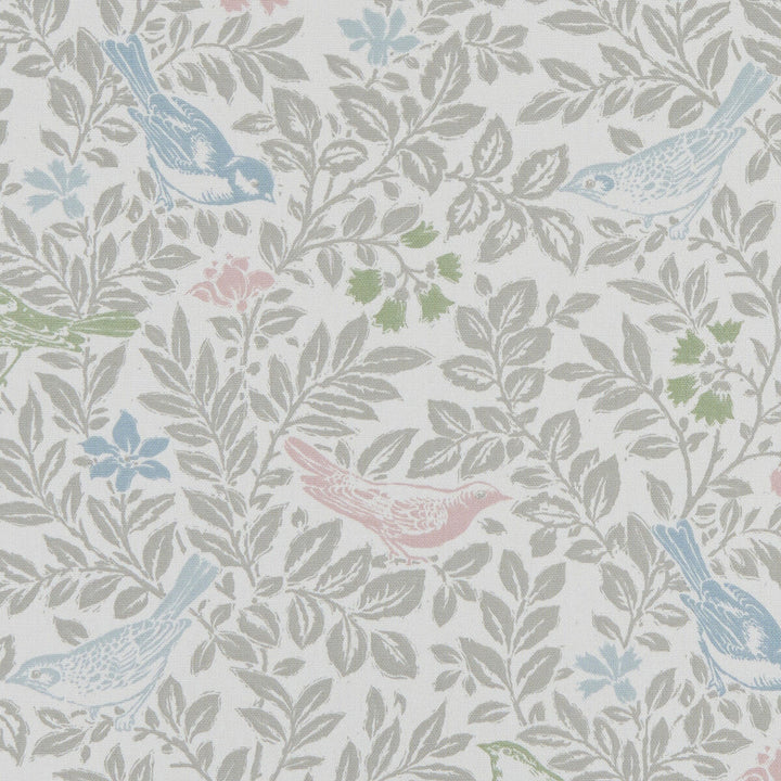 Bird Song Pastel by Clarke And Clarke Fabric Clarke And Clarke Fabric Bird Song PastelFabric CLARKE & CLARKE LAND & SEA COTTON - 100% Turkey </p><p>Repeat: H: 17.99, V: 15.94 54 - Fabric Carolina -