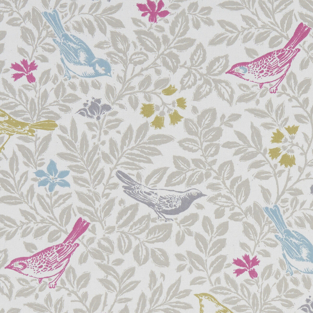 Bird Song Summer by Clarke And Clarke Fabric Clarke And Clarke Fabric Bird Song SummerFabric CLARKE & CLARKE LAND & SEA COTTON - 100% Turkey </p><p>Repeat: H: 17.99, V: 15.94 54 - Fabric Carolina -