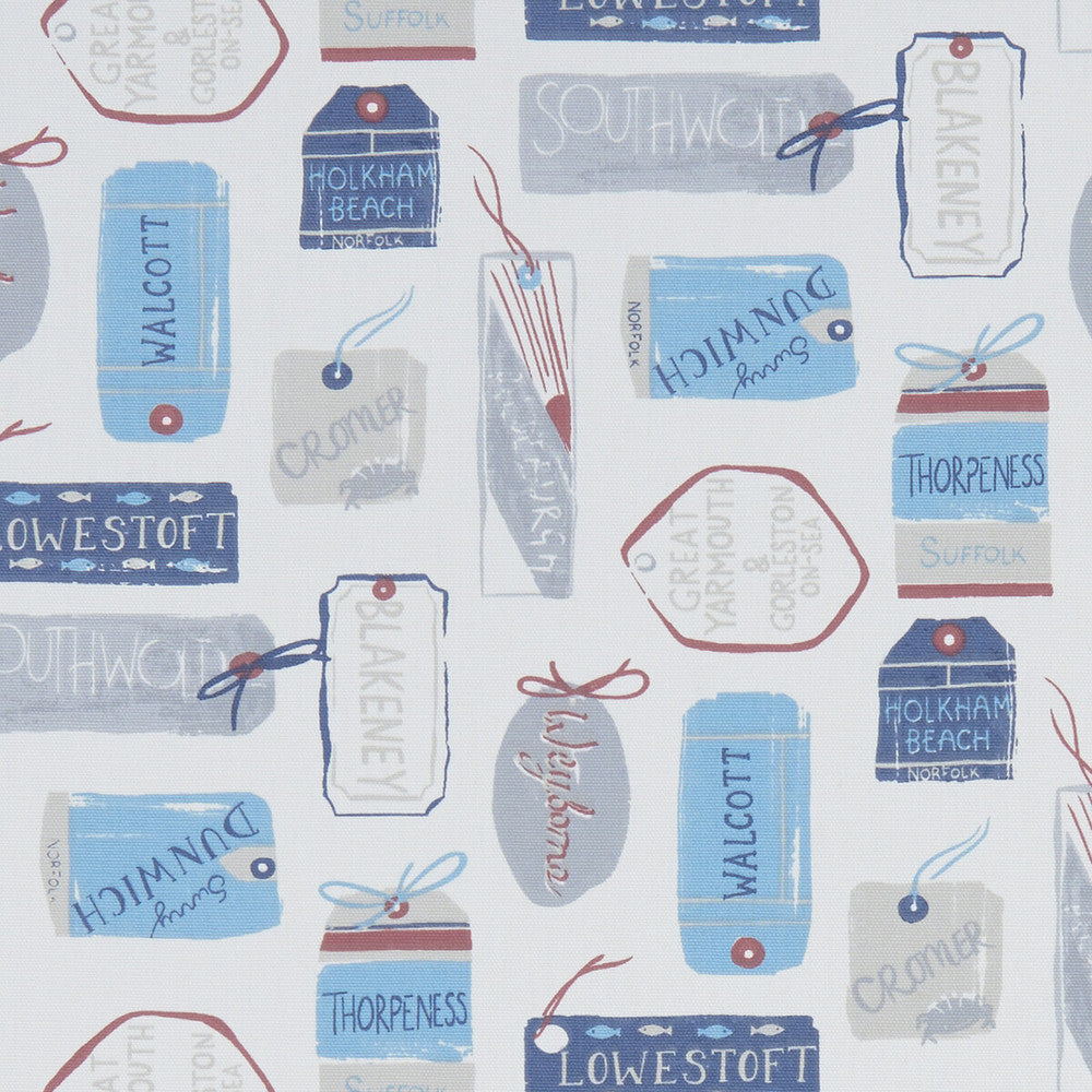 Explorer Marine by Clarke And Clarke Fabric Clarke And Clarke Fabric Explorer MarineFabric CLARKE & CLARKE LAND & SEA COTTON - 100% Turkey </p><p>Repeat: H: 13.5, V: 12.4 54 - Fabric Carolina -