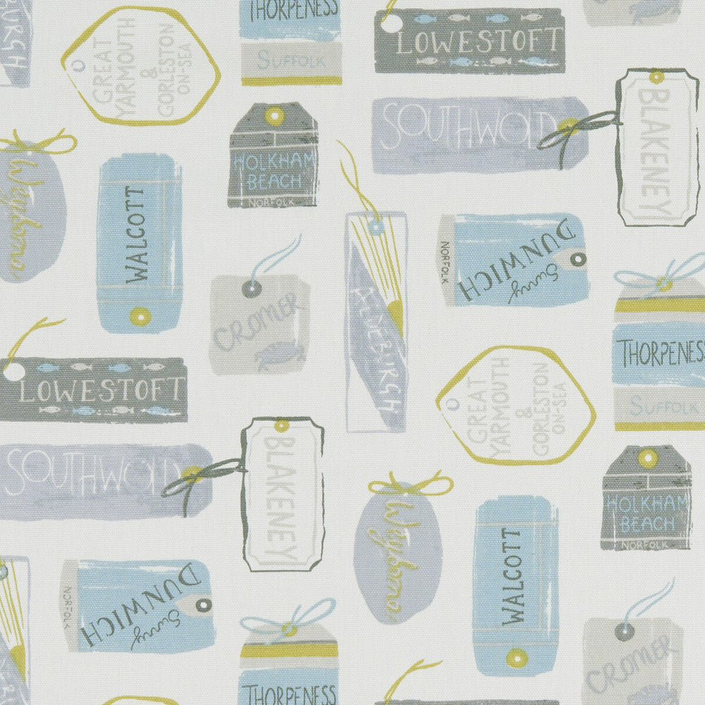 Explorer Mineral by Clarke And Clarke Fabric CLARKE & CLARKE LAND & SEA COTTON - 100% Turkey MEDIUM Horizontal: 13.5 and Vertical: 12.4 54 - Fabric Carolina -