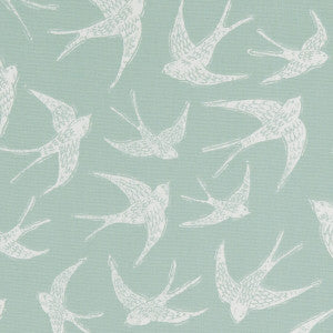 Fly Away Mineral by Clarke And Clarke Fabric